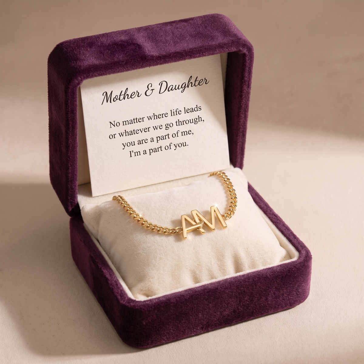 Keepsake message card included in your gift box