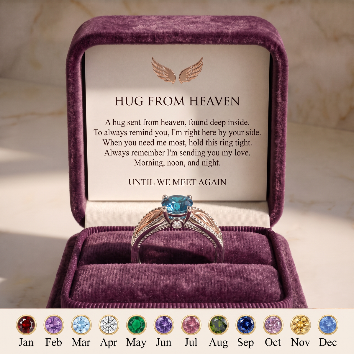 Keepsake message card included in your gift box