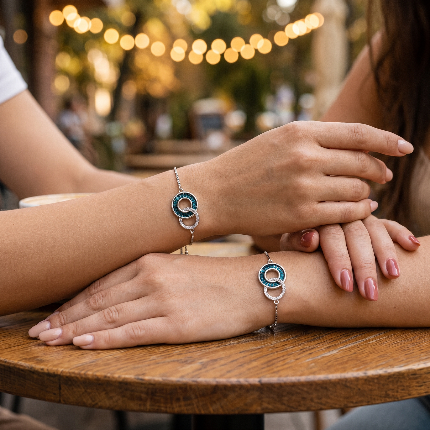 Sisters by Heart — Linking Circles Friendship Bracelet