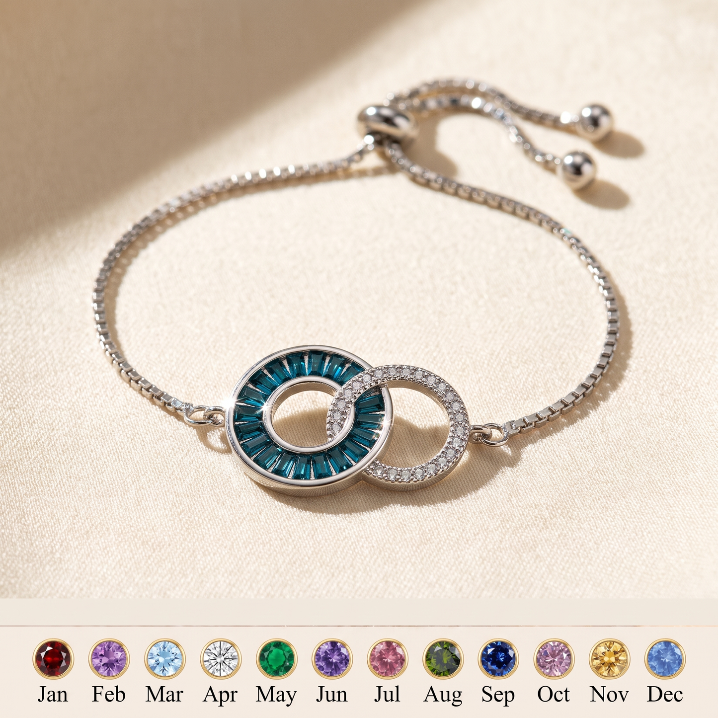 Sisters by Heart — Linking Circles Friendship Bracelet