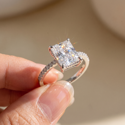 Choosing Me — Radiant Cut Self-Love Ring