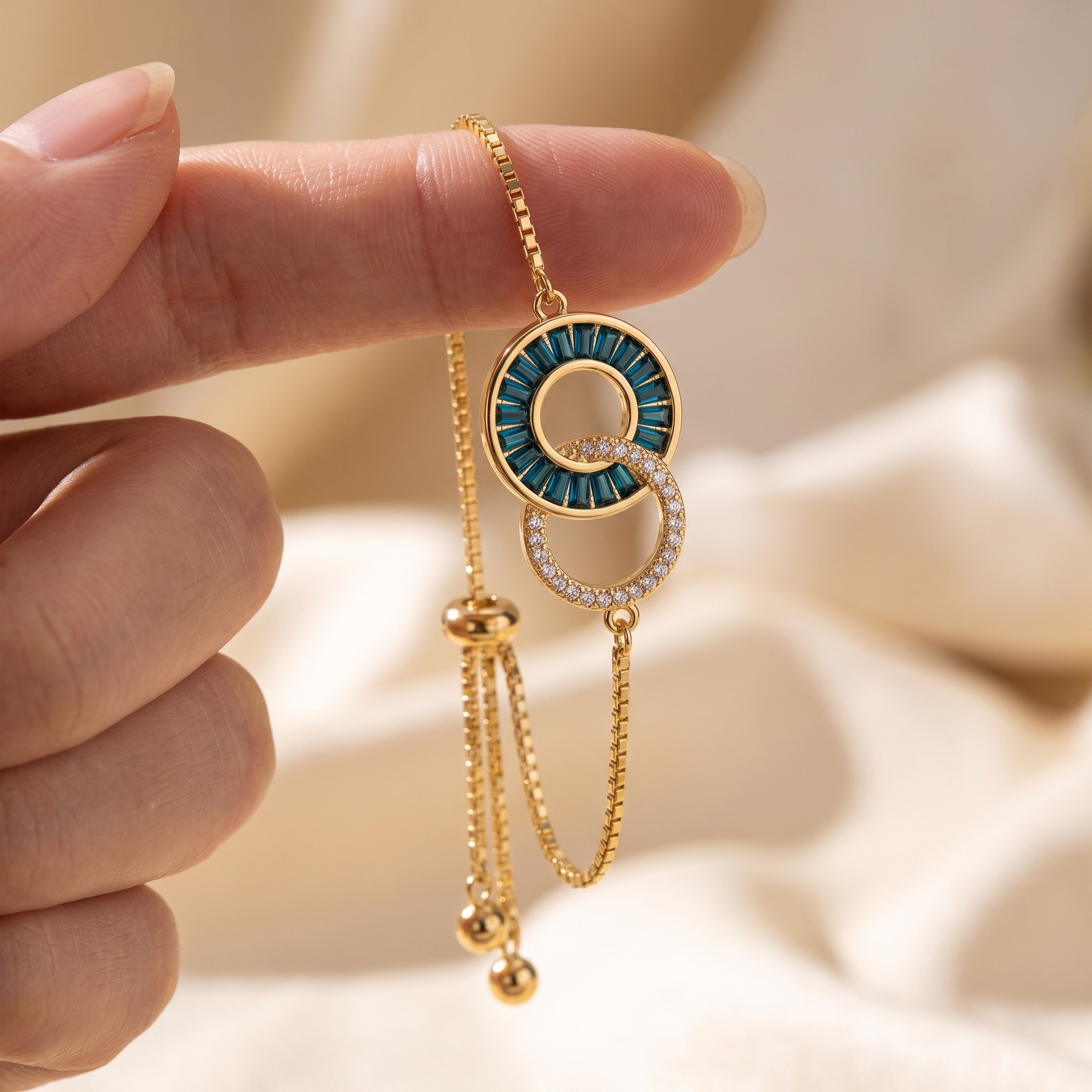 Sisters by Heart — Linking Circles Friendship Bracelet