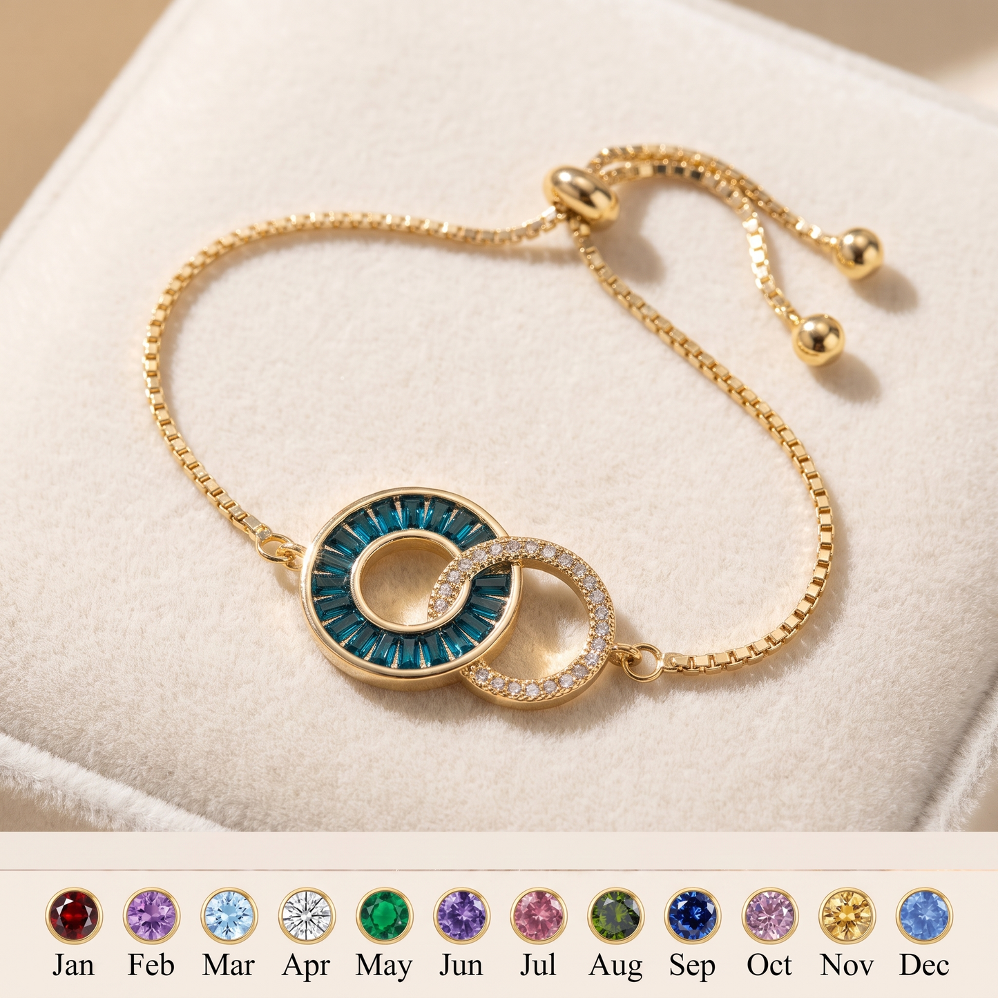 Sisters by Heart — Linking Circles Friendship Bracelet
