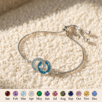 Two Circles, One Bond — Mother & Daughter Bracelet