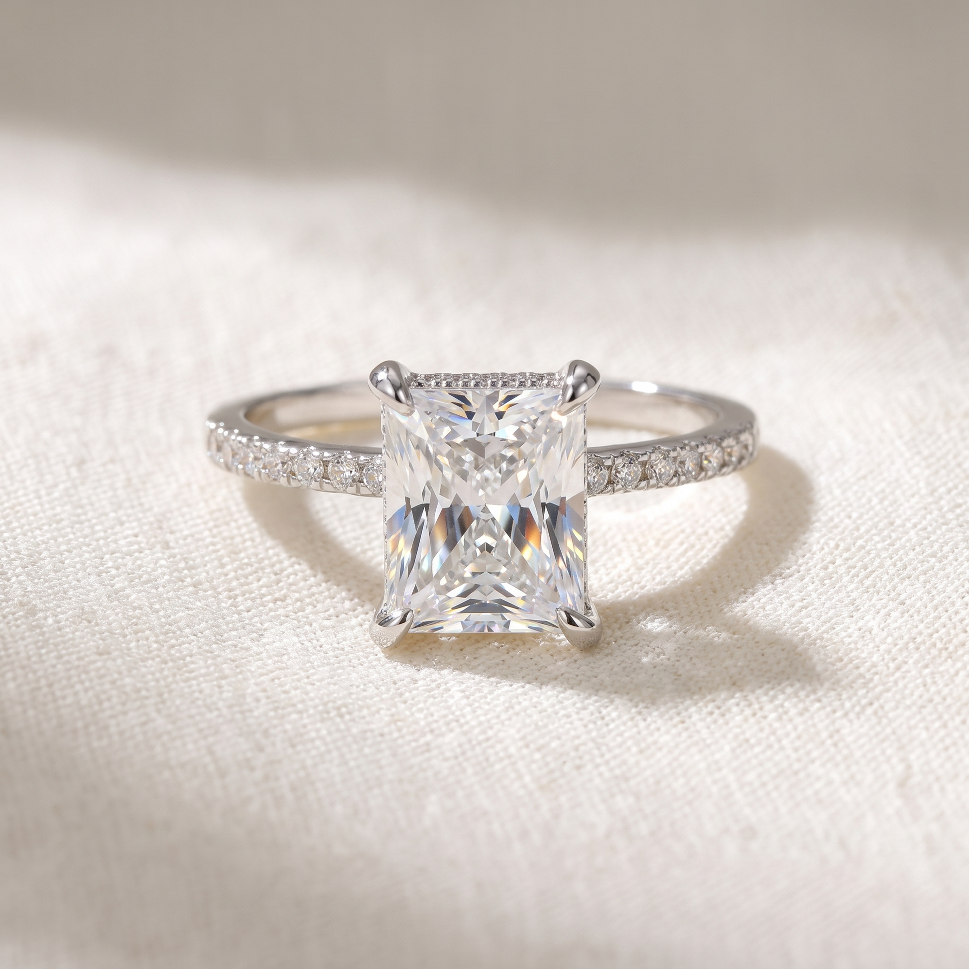 Choosing Me — Radiant Cut Self-Love Ring