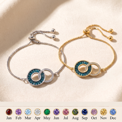 Sisters by Heart — Linking Circles Friendship Bracelet