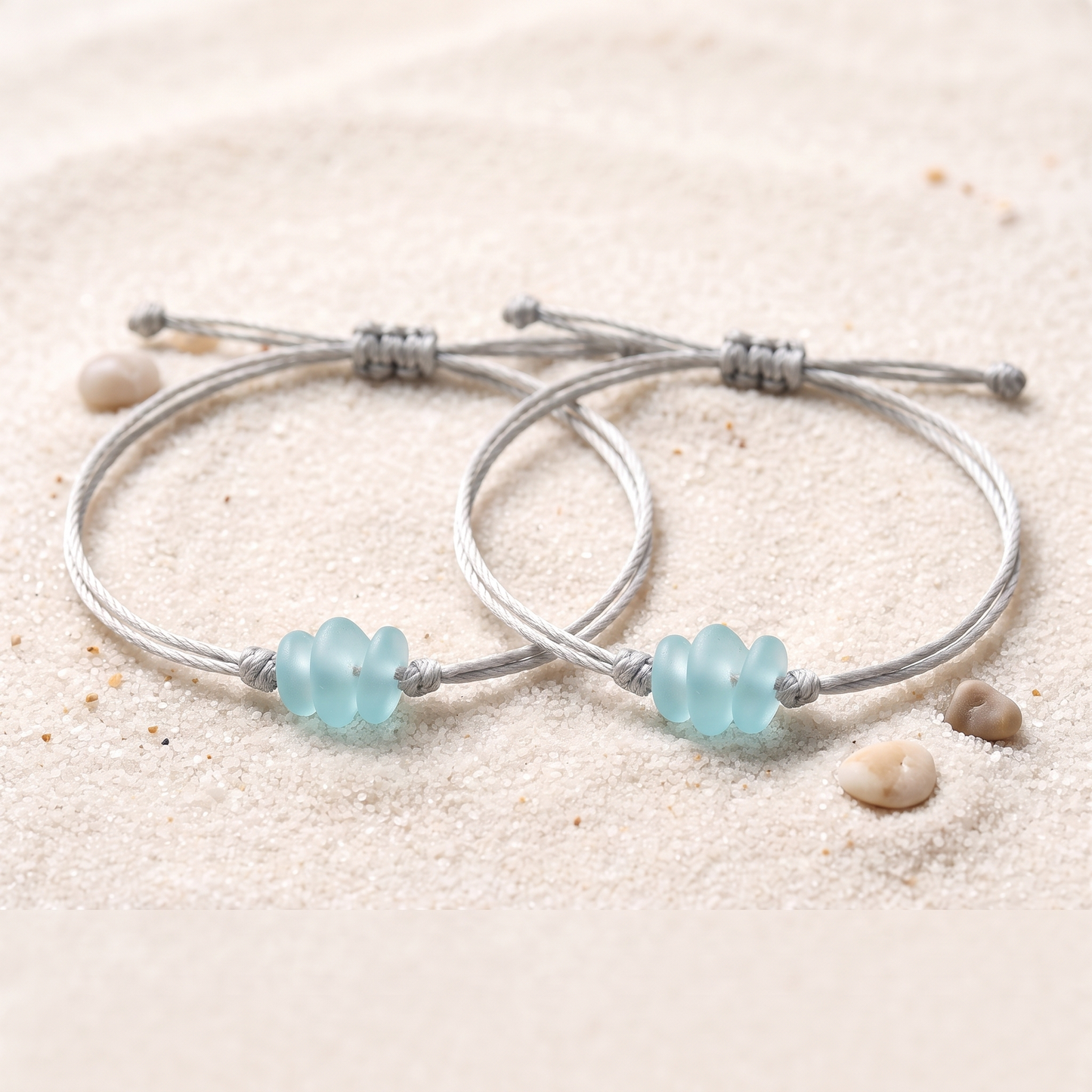 Every Tide Together — Sea Glass Soul Sister Bracelet
