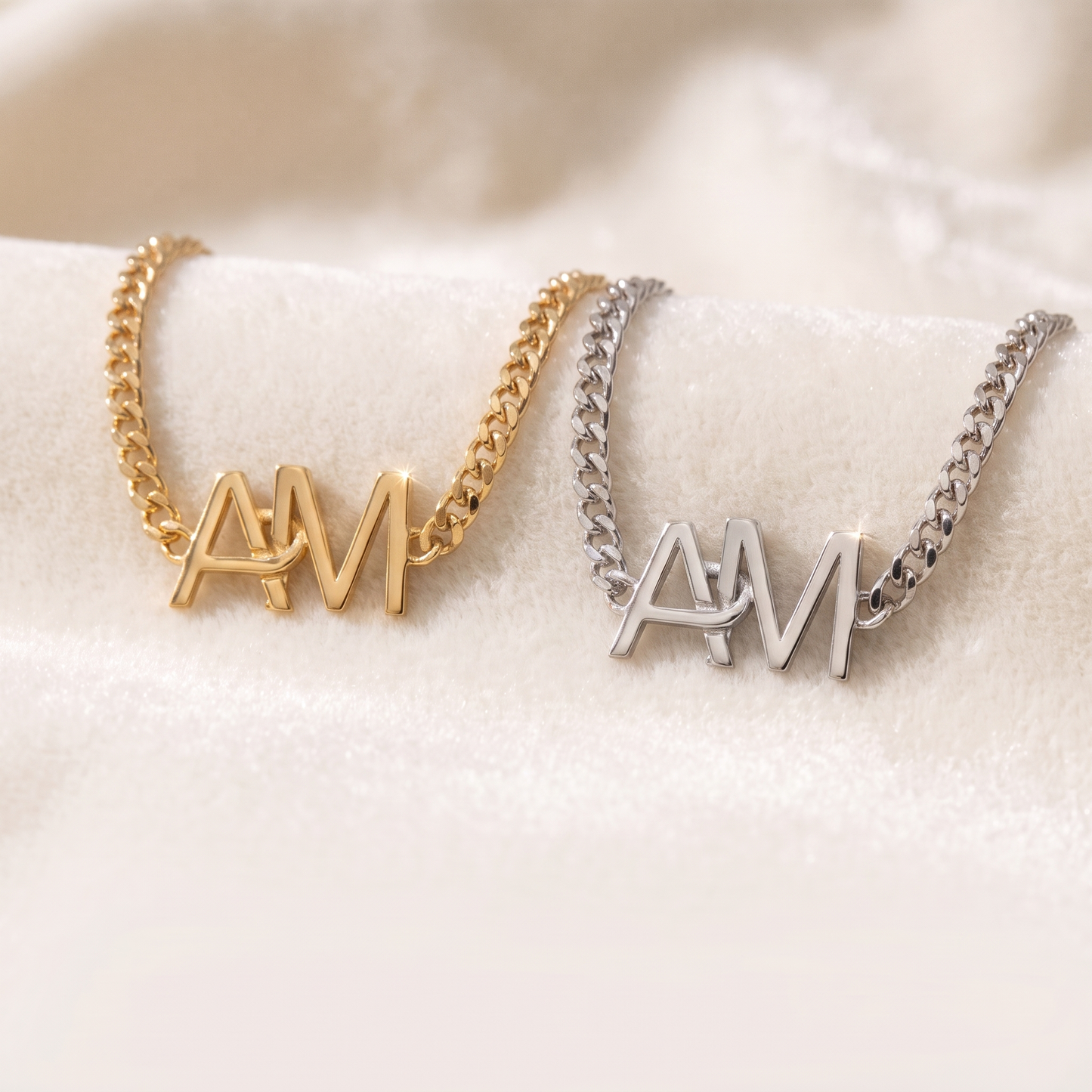Yours & Mine — Interlocking Initial Bracelet