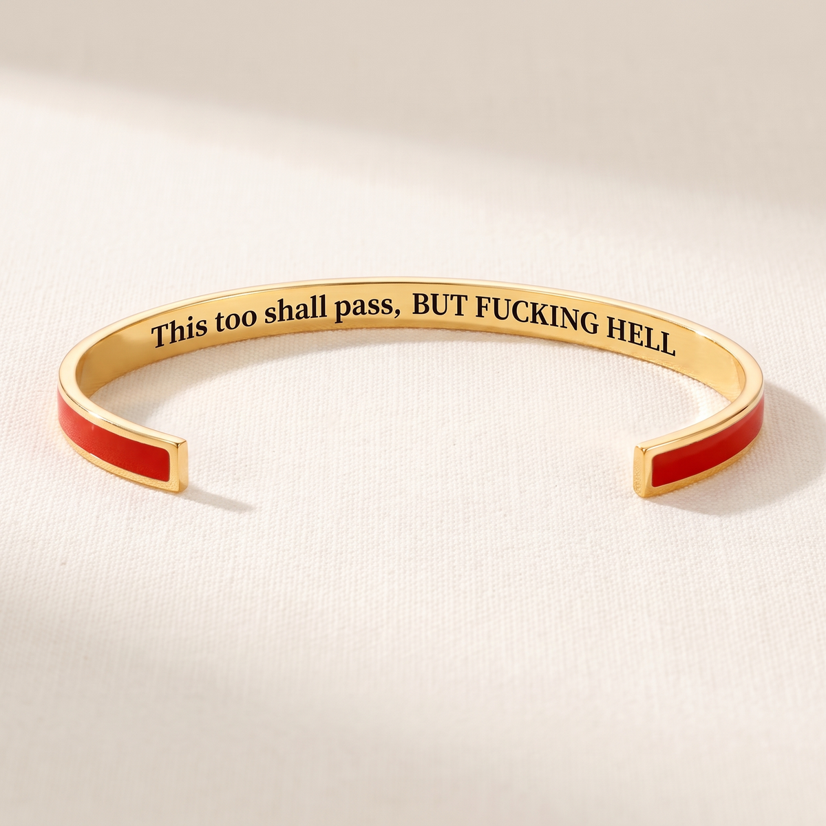 Poppy Red cuff