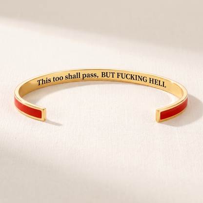Poppy Red cuff