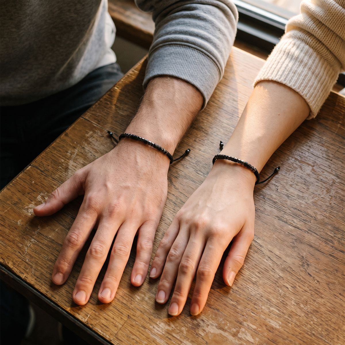 A matching pair worn by a couple