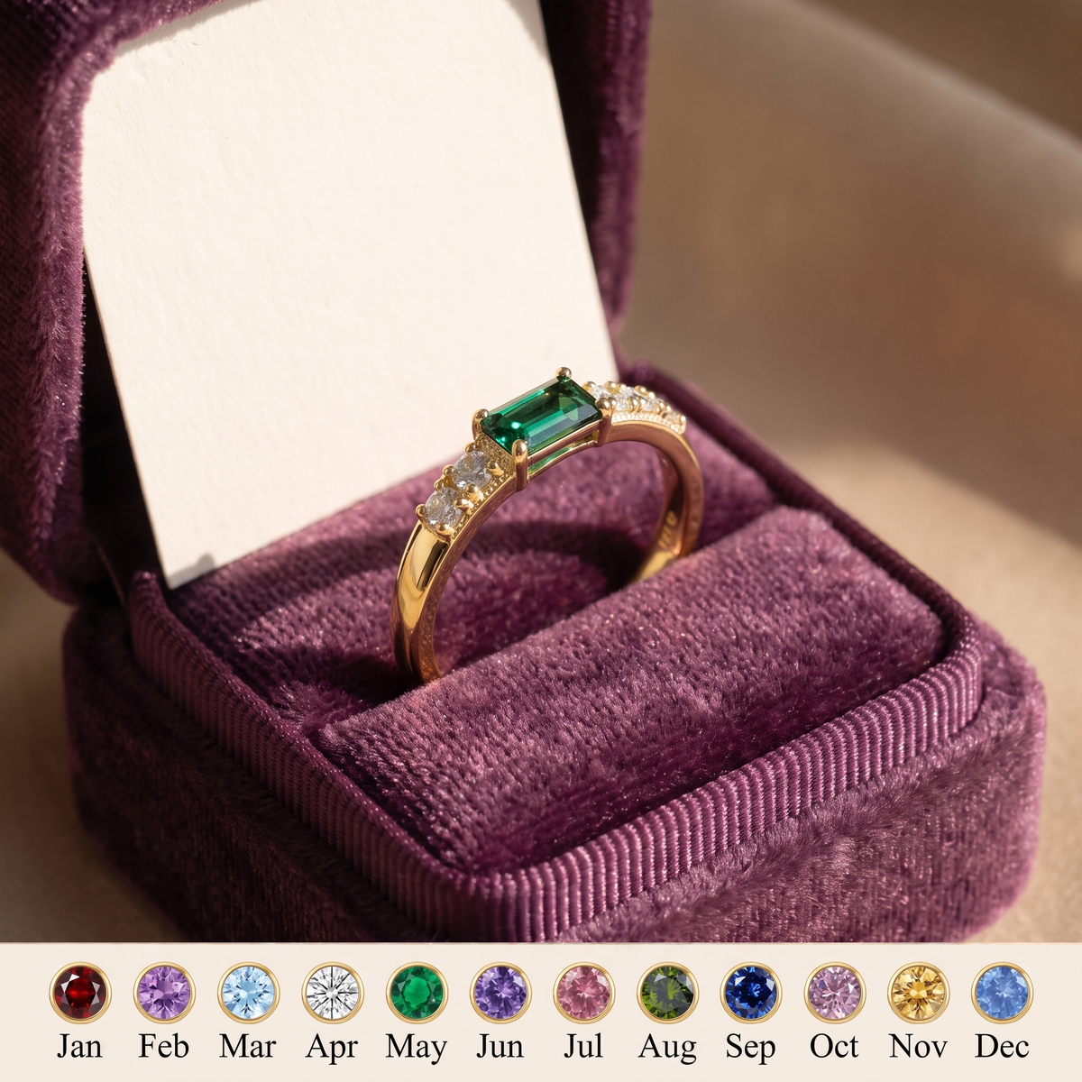 Heaven's Embrace in its plum velvet gift box