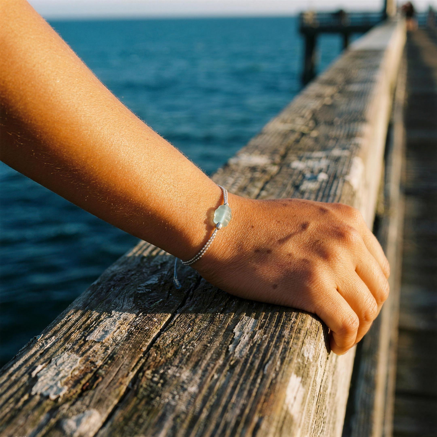 Every Tide Together — Sea Glass Soul Sister Bracelet
