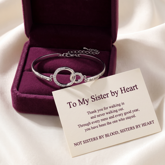 The bangle in its box with the keepsake card