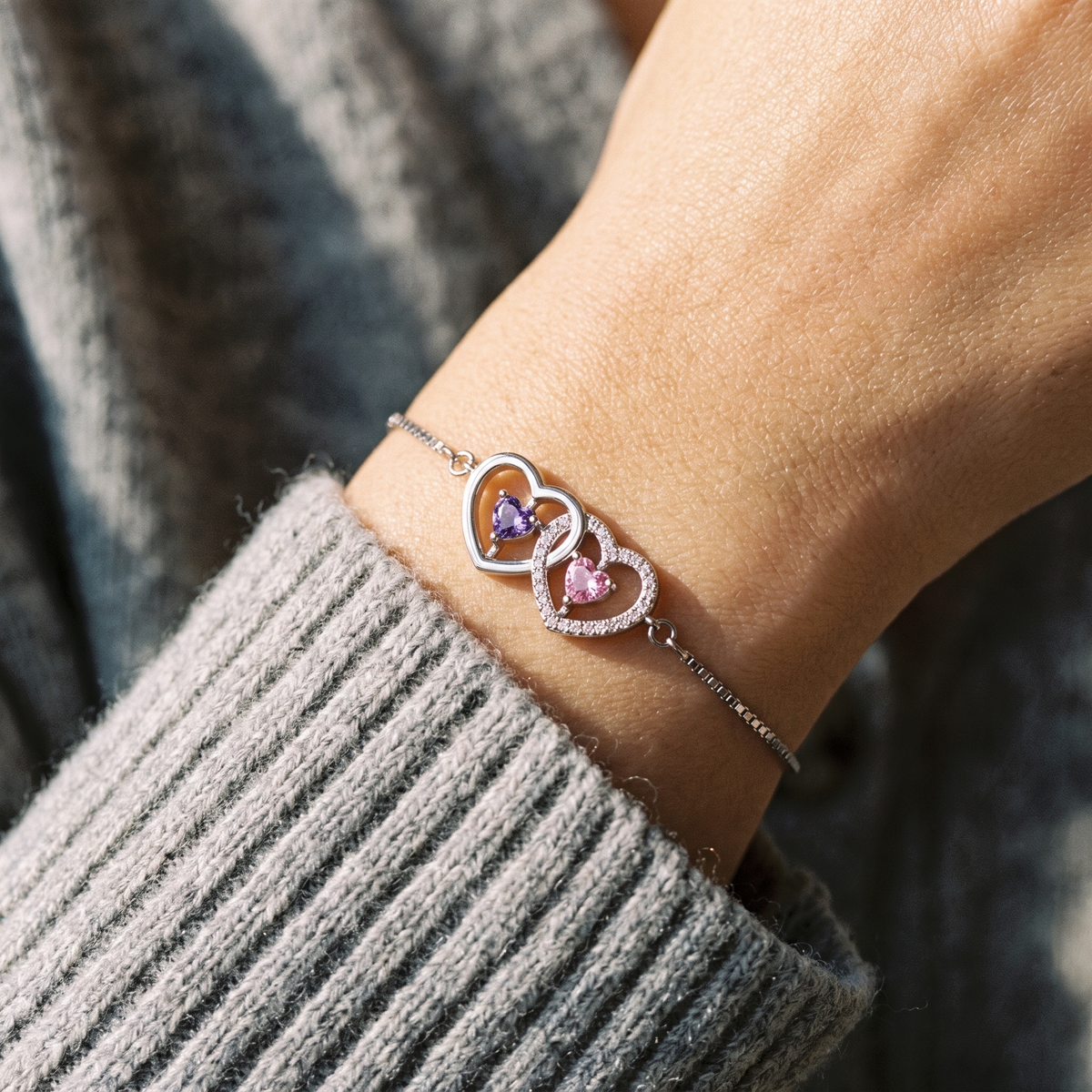 The bracelet worn on the wrist