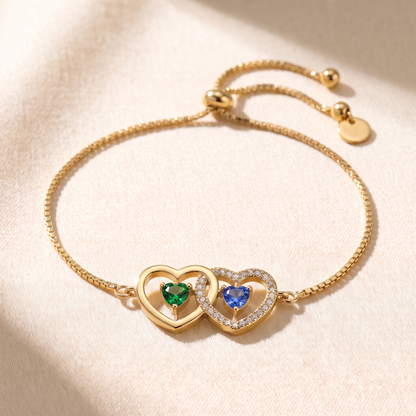 The bracelet in gold